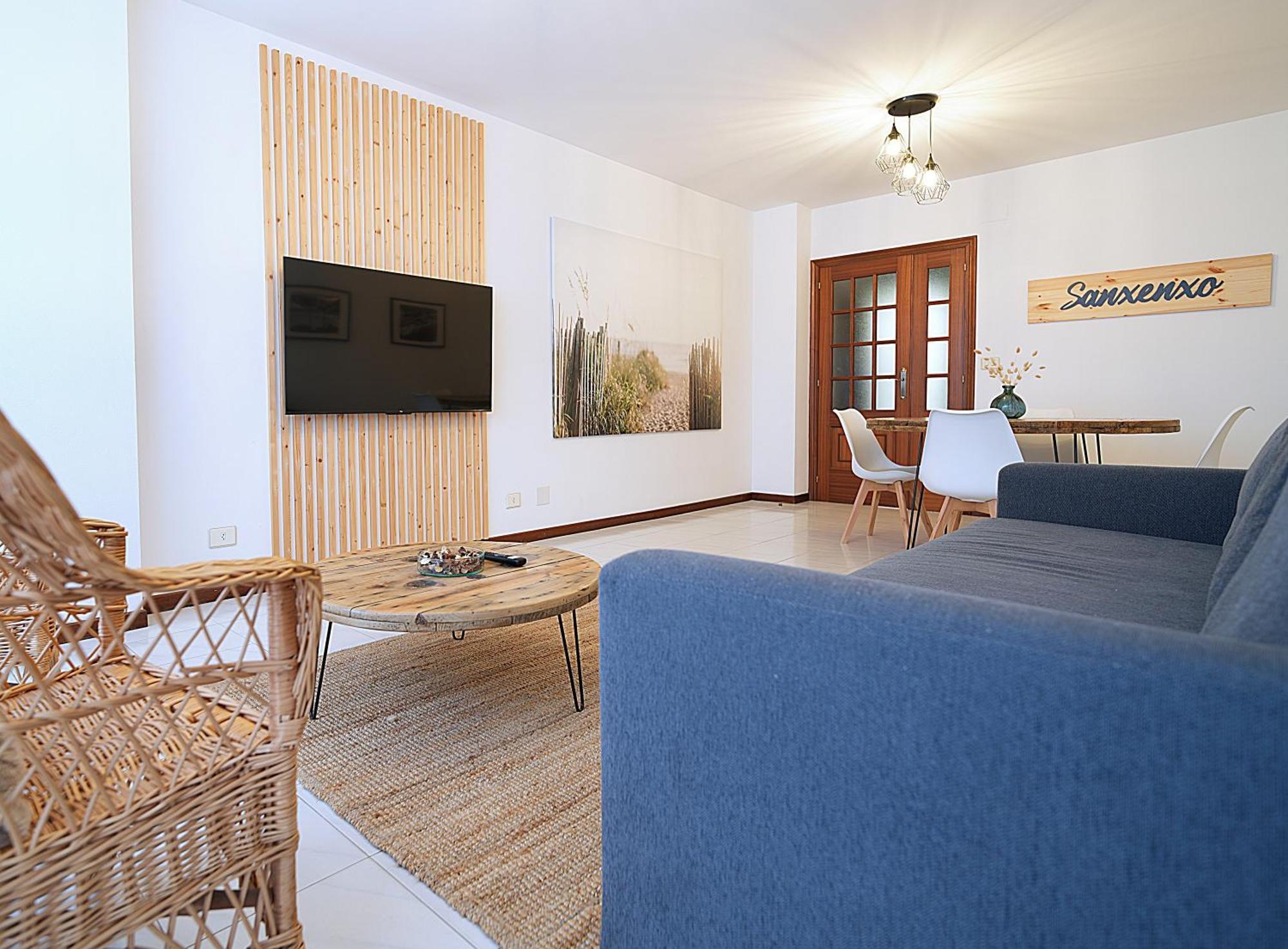 Apartamento De Playa En Sanxenxo Con Parking Apartment Exterior photo